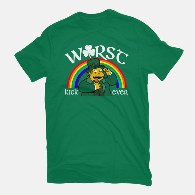 Worst Luck Ever-Womens-Fitted-Tee-Boggs Nicolas