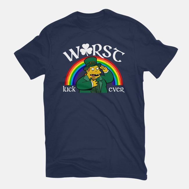 Worst Luck Ever-Womens-Fitted-Tee-Boggs Nicolas