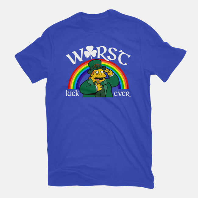 Worst Luck Ever-Womens-Fitted-Tee-Boggs Nicolas