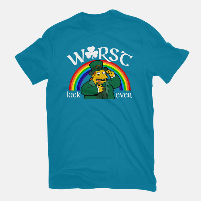 Worst Luck Ever-Womens-Fitted-Tee-Boggs Nicolas