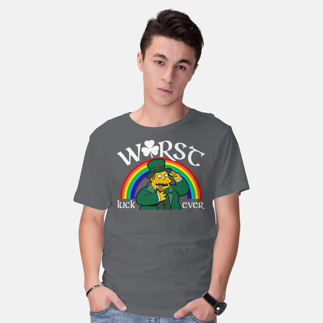 Worst Luck Ever-Mens-Basic-Tee-Boggs Nicolas