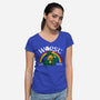 Worst Luck Ever-Womens-V-Neck-Tee-Boggs Nicolas