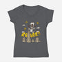 Beagle Kong-Womens-V-Neck-Tee-Getsousa!
