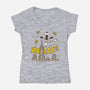Beagle Kong-Womens-V-Neck-Tee-Getsousa!