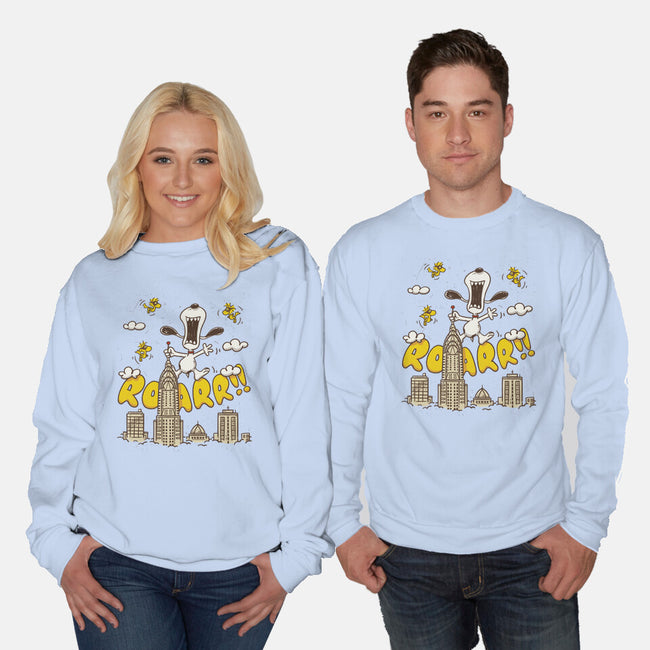 Beagle Kong-Unisex-Crew Neck-Sweatshirt-Getsousa!