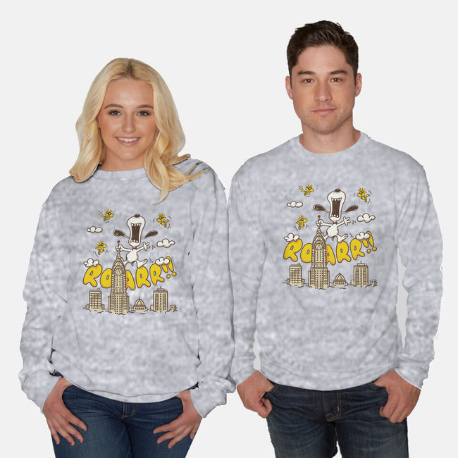 Beagle Kong-Unisex-Crew Neck-Sweatshirt-Getsousa!