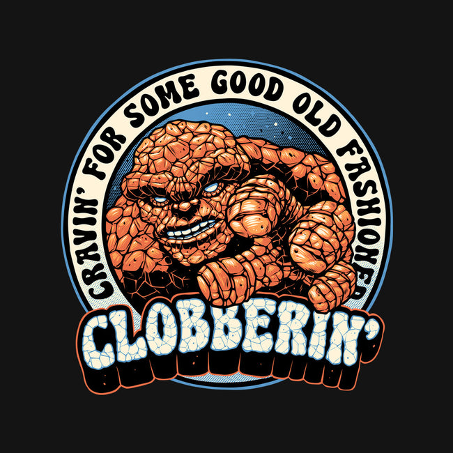 Good Old Clobberin-Womens-Basic-Tee-momma_gorilla