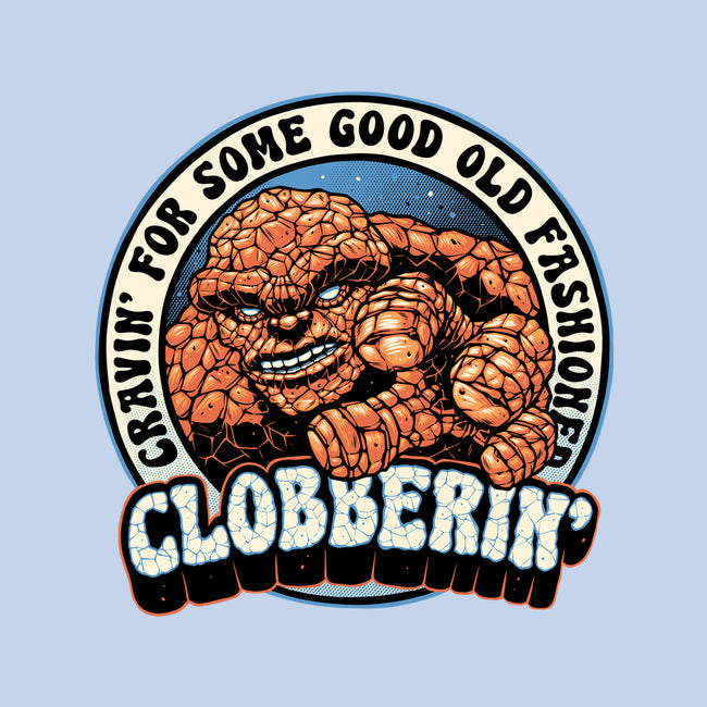 Good Old Clobberin-None-Fleece-Blanket-momma_gorilla