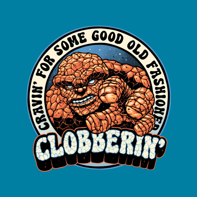 Good Old Clobberin-None-Polyester-Shower Curtain-momma_gorilla