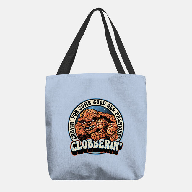 Good Old Clobberin-None-Basic Tote-Bag-momma_gorilla