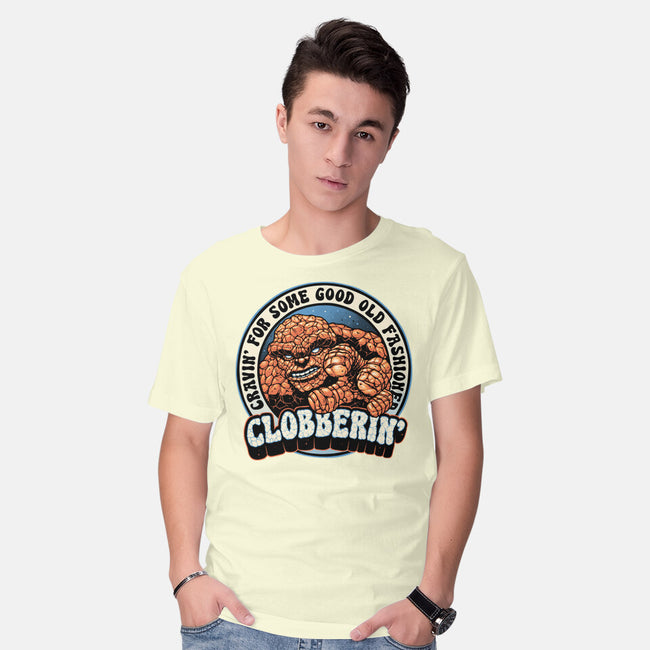 Good Old Clobberin-Mens-Basic-Tee-momma_gorilla