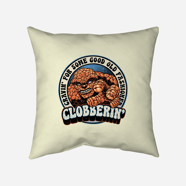 Good Old Clobberin-None-Removable Cover w Insert-Throw Pillow-momma_gorilla