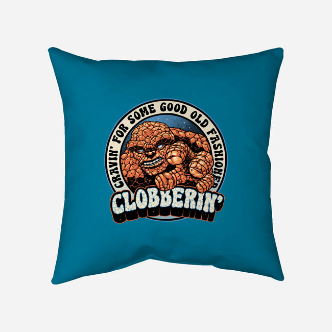 Good Old Clobberin-None-Removable Cover w Insert-Throw Pillow-momma_gorilla