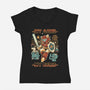 My Game My Rules-Womens-V-Neck-Tee-Heyra Vieira