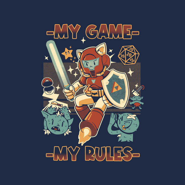 My Game My Rules-Womens-Fitted-Tee-Heyra Vieira