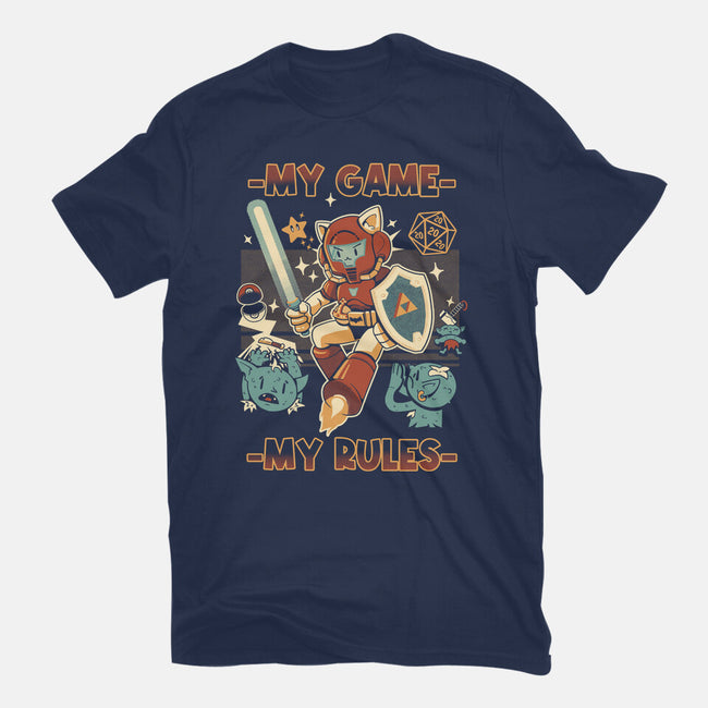 My Game My Rules-Womens-Fitted-Tee-Heyra Vieira