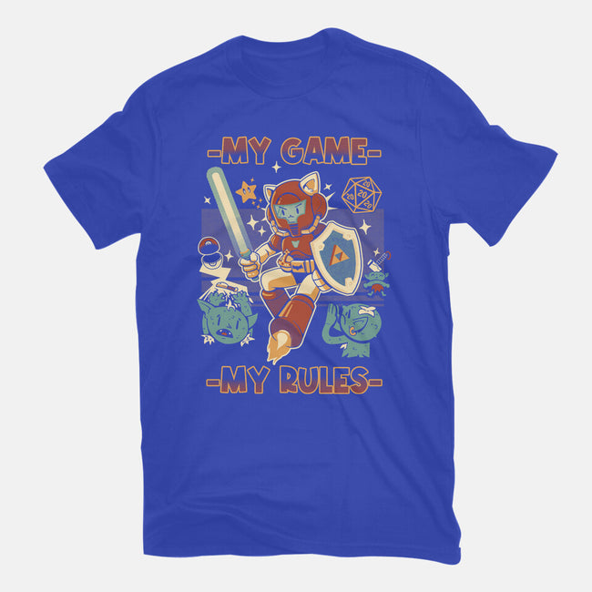 My Game My Rules-Womens-Fitted-Tee-Heyra Vieira