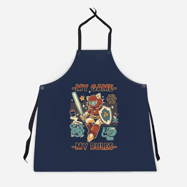 My Game My Rules-Unisex-Kitchen-Apron-Heyra Vieira