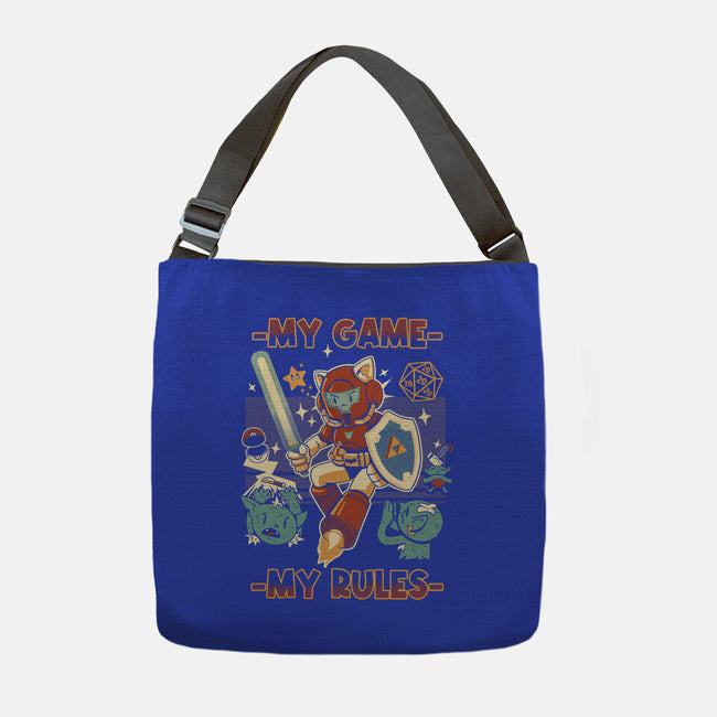 My Game My Rules-None-Adjustable Tote-Bag-Heyra Vieira