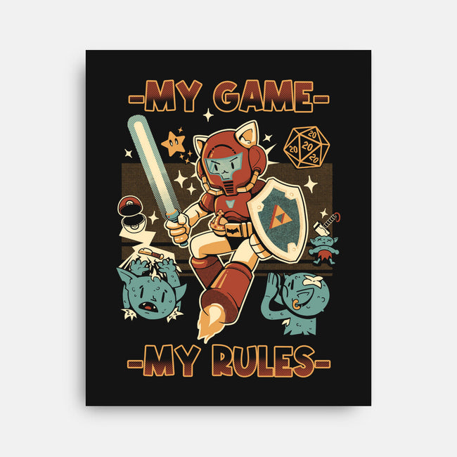 My Game My Rules-None-Stretched-Canvas-Heyra Vieira