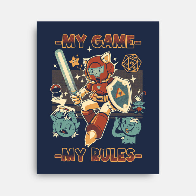 My Game My Rules-None-Stretched-Canvas-Heyra Vieira