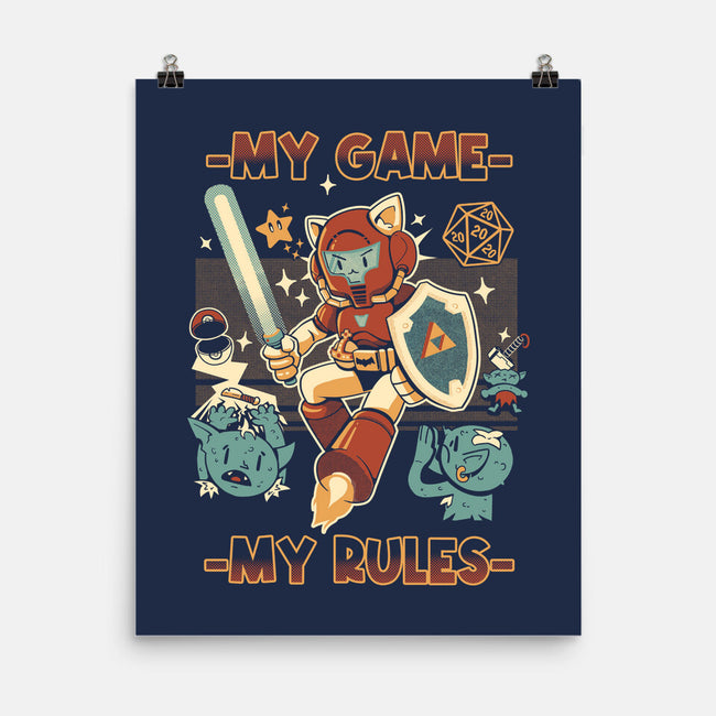 My Game My Rules-None-Matte-Poster-Heyra Vieira