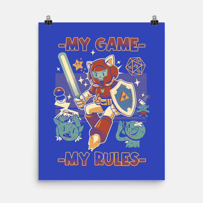 My Game My Rules-None-Matte-Poster-Heyra Vieira