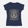 Rye Fighter-Womens-V-Neck-Tee-Wheels