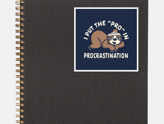 The Pro In Procrastination