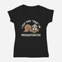 The Pro In Procrastination-Womens-V-Neck-Tee-Nemons