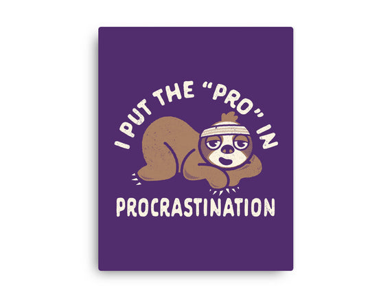 The Pro In Procrastination