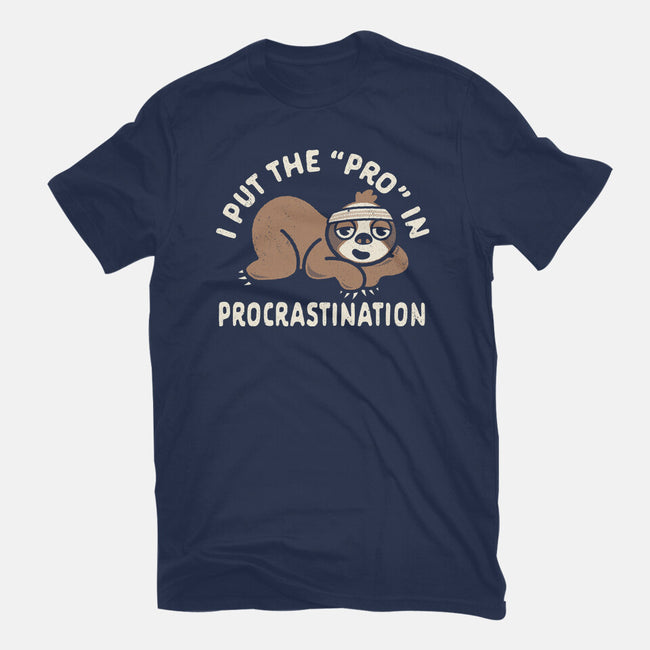 The Pro In Procrastination-Womens-Fitted-Tee-Nemons