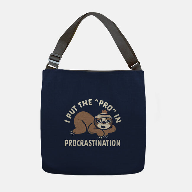 The Pro In Procrastination-None-Adjustable Tote-Bag-Nemons