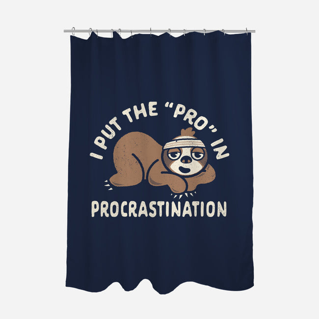 The Pro In Procrastination-None-Polyester-Shower Curtain-Nemons