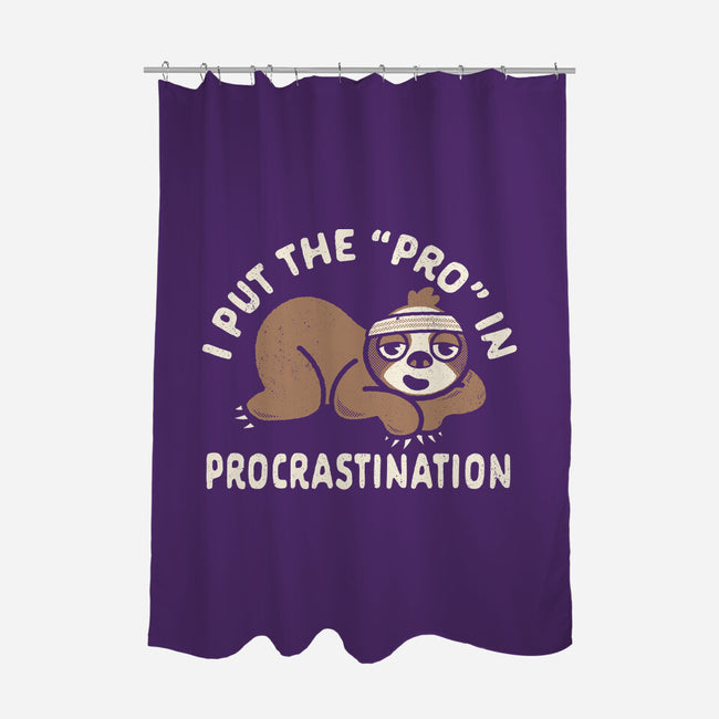 The Pro In Procrastination-None-Polyester-Shower Curtain-Nemons