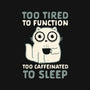 Too Tired Too Caffeinated-Unisex-Crew Neck-Sweatshirt-Nemons