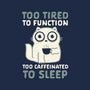 Too Tired Too Caffeinated-Unisex-Crew Neck-Sweatshirt-Nemons