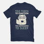 Too Tired Too Caffeinated-Unisex-Basic-Tee-Nemons