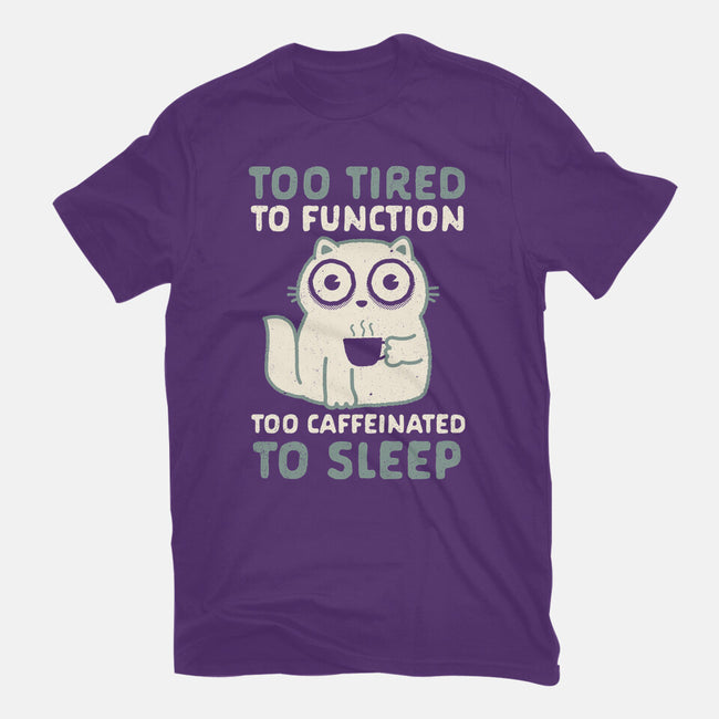 Too Tired Too Caffeinated-Womens-Fitted-Tee-Nemons