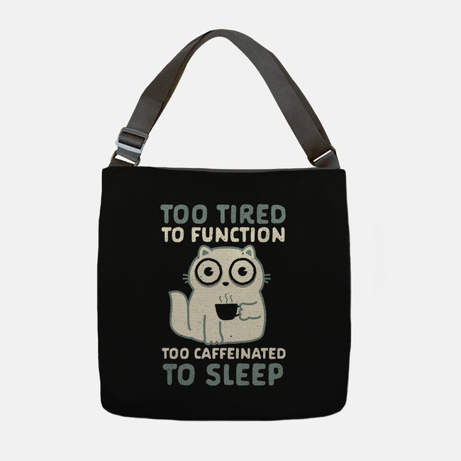 Too Tired Too Caffeinated-None-Adjustable Tote-Bag-Nemons