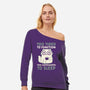 Too Tired Too Caffeinated-Womens-Off Shoulder-Sweatshirt-Nemons