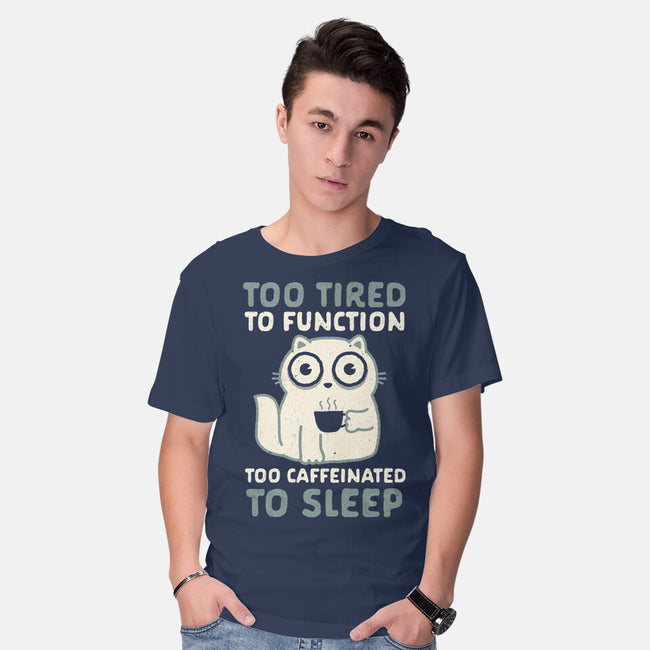 Too Tired Too Caffeinated-Mens-Basic-Tee-Nemons