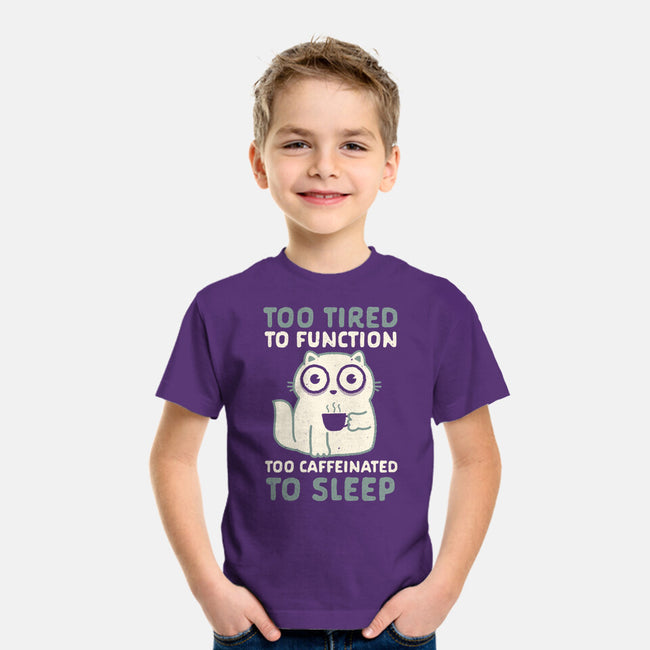 Too Tired Too Caffeinated-Youth-Basic-Tee-Nemons