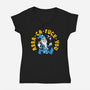Abra Ca Eff You-Womens-V-Neck-Tee-Nemons