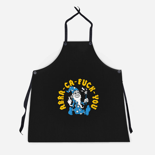 Abra Ca Eff You-Unisex-Kitchen-Apron-Nemons