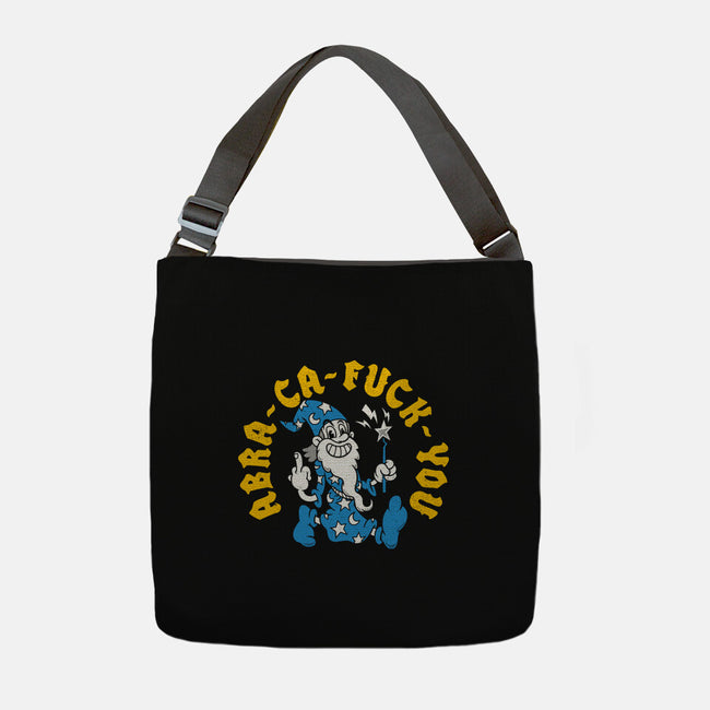 Abra Ca Eff You-None-Adjustable Tote-Bag-Nemons
