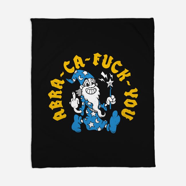 Abra Ca Eff You-None-Fleece-Blanket-Nemons