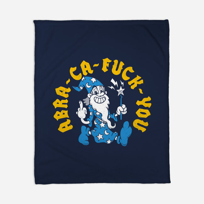 Abra Ca Eff You-None-Fleece-Blanket-Nemons