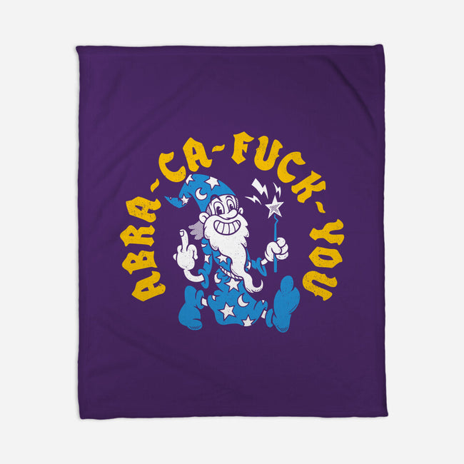 Abra Ca Eff You-None-Fleece-Blanket-Nemons