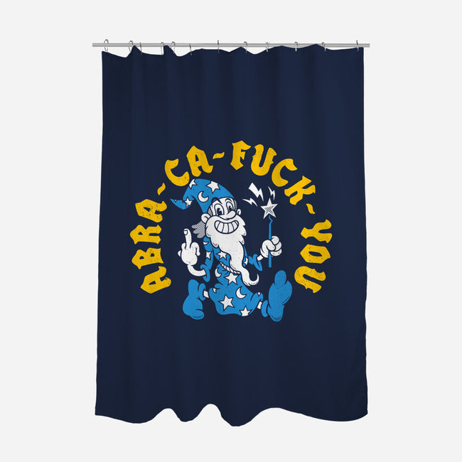 Abra Ca Eff You-None-Polyester-Shower Curtain-Nemons